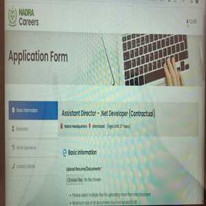 Apply for Online Jobs In NADRA 2024