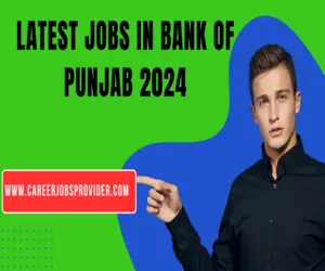 Latest Jobs In Bank Of Punjab 2024